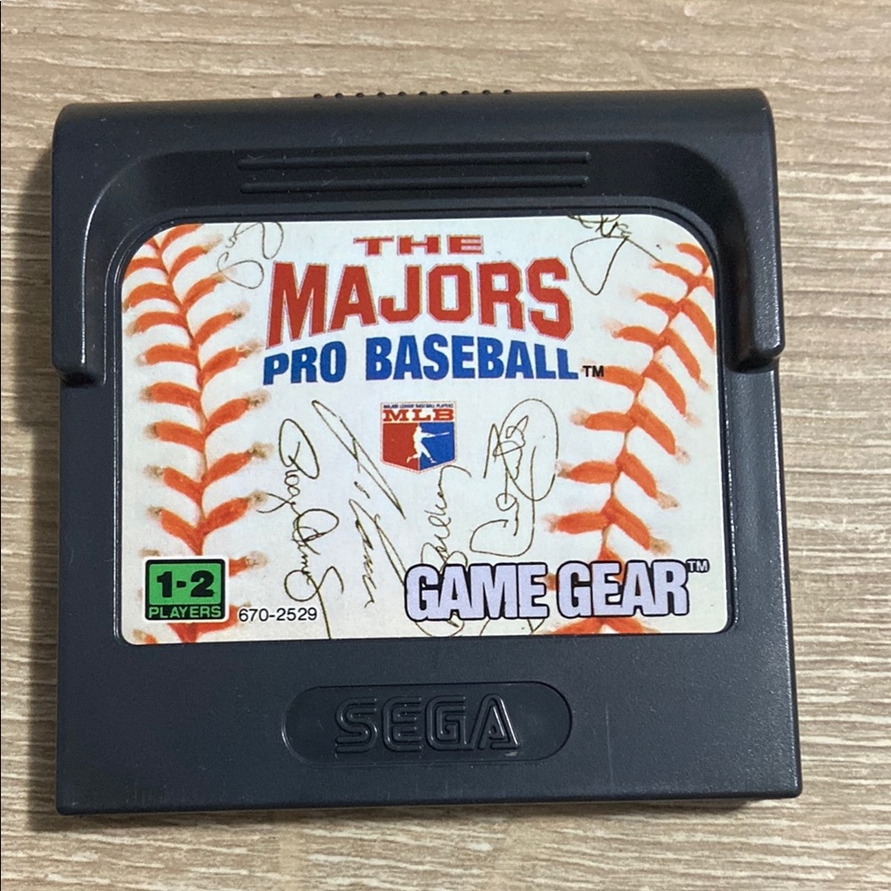 The Majors: Pro Baseball (Sega Game Gear, 1992)